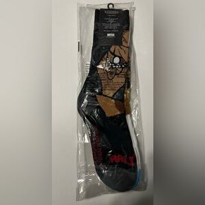 Aaliyah 2 pack crew socks unisex adults one size new in pack ripple junction